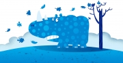 BLUE DOT RHINO